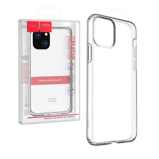 Hoco TPU Light Series case for Apple iPhone 14 Plus Transparent Hoco TPU Light Series case for Apple iPhone 14 Plus Transparent